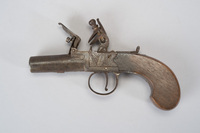 Archived Images\I_numbers\I501-I1000\I981.03-2.jpg; I981; pocket pistol by Henry Nock; pistol, pocket, flintlock